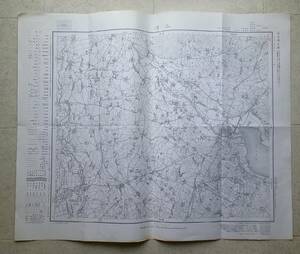 22　地図50,000分の1　土浦（茨城県）　昭和35年発行 国土地理院