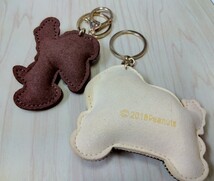 SNOOPY　スヌーピー　ラインストーンキーホルダー　2個セット　未使用品　_画像4