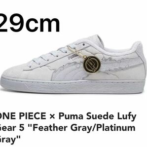 ONE PIECE × Puma Suede Lufy Gear 5 "Feather Gray/Platinum Gray