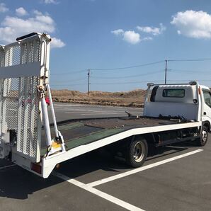 希少 ターボ 尾張車体 積載車 トヨエース ダイナ デュトロ ローダー キャリアカー 平成21年式 の画像3