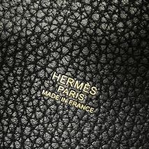 高級 保存袋付き HERMES エルメス 刻印Z 2021年製 ピコタンGM レザー ハンドバッグ_画像5