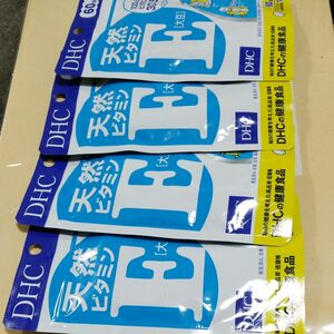 DHC 天然ビタミンE 大豆 60日分 60粒　4つ