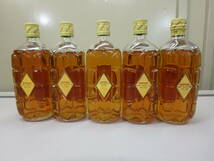 Suntory サントリー　◆　ウイスキー特級、角瓶　5本セット　◆　720ml、43％　◆　現状品_画像6