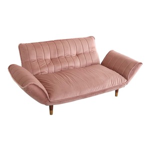  adult lovely interior velour couch sofa 2 seater .[Chammy - tea mi--]SH-07-OKBA2P-PKBR pink & Brown 
