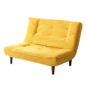 2P reclining corduroy sofa [MOLFA-moru fur ]SH-07-3CS-YE yellow 