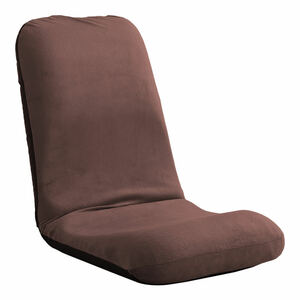 美姿勢習慣、コンパクトなリクライニング座椅子（Lサイズ）日本製 | Leraar-リーラー-　SH-07-LER-L-KBR　起毛ブラウン