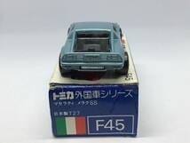 トミカ F45 海外輸出品 青箱 箱付 マセラティ メラク SS 日本製_画像2