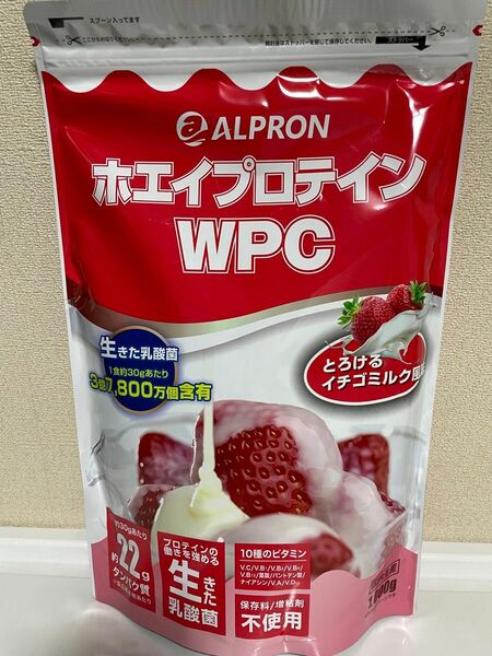 アルプロン　ホエイプロテイン　とろけるイチゴミルク風味　1kg