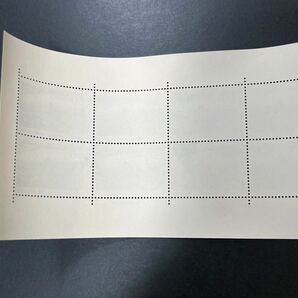 美品 記念切手 国際文通週間 甲州かじか沢 葛飾北斎 1967年 未使用 50円 10枚 1シート 切手シートの画像7