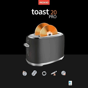 Corel Roxio Toast 20 Pro Mac用メディア編集&CD・DVD・Blu-ray書き込みソフト Painter Essentials 8・AfterShot 3・WinZip Mac 9収録 DL版の画像1