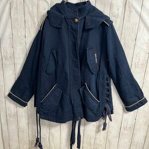 ZARA SRPLS モッズコート　デザイン　ネイビー　ジャケット　S