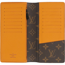 ルイヴィトン LOUIS VUITTON 長財布 ポルトフォイユブラザ NM M82551 モノグラムマカサー 5123_画像4