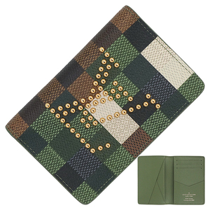 ルイヴィトン LOUIS VUITTON ルイヴィトン LOUIS VUITTON カードケース オーガナイザードゥポッシュ M83165 ダモフラージュ ダミエ h-c956