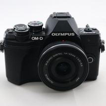 OLYMPUS ミラーレス一眼カメラ OM-D E-M10 MarkIII EZダブルズームキット ブラック_画像2