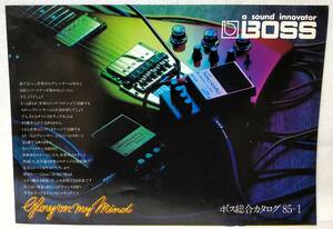  catalog 1985 year Boss BOSS effector Effects electric guitar ELECTRIC GUITAR guitar GUITARS DF-2 PH-2 DM-3 CE-300 DB-66 DE-200