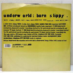 AB140403▲UK盤 UNDERWORLD/BORN SLIPPY(Nuxx) 12インチレコード アンダーワールド/ナックス/映画 トレインスポッティング