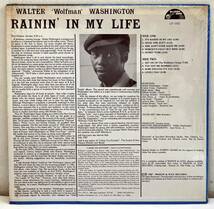 AB148403▲US盤 WALTER ’Wolfman’ WASHINGTON/RAININ' IN MY LIFE LPレコード ウォルター"ウルフマン"ワシントン/ブルース_画像2