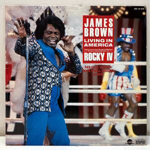 AB06403▲独盤 JAMES BROWN/Living in America 12インチレコード ジェームス・ブラウン/映画 ロッキー4/サウンドトラック/45回転