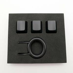 メカニカルキーボード キーキャップ ブラック 3個+工具セット 新品同様品の画像1