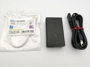 PS VITA PCH-2000用 純正充電器 PCH-ZAC1とACケーブル 互換USBケーブルセット