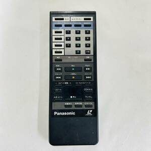 【11】全ボタン赤外線反応確認 パナソニック Panasonic VEQ1097 オーディオ リモコン 除菌済み