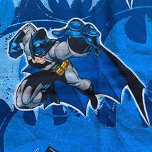 USAヴィンテージ バットマン Batman ベッドシーツ リメイク生地 素材 フラットシーツ アメコミ スーパーヒーロー アメリカ仕入 総柄 B1796_画像8