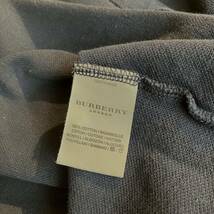 USA古着 Burberry 長袖ポロシャツ Sサイズ Slim Fit ノヴァチェック ブランド トップス カットソー バーバリー ロンT 襟付き T1772_画像7