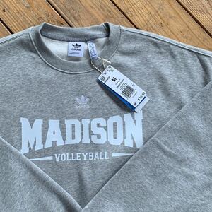 新品 タグ付き未使用品 アディダス adidas トレーナー レディース Mサイズ バレーボール MADISON スウェット スポーツ トレーニング S0813