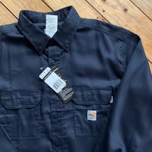 新品 CARHARTT カーハート長袖シャツ メンズ XLサイズ ライトウェイト フレイムレジスタント ツイル ボタンダウン タグ付き未使用品 T2399_画像1