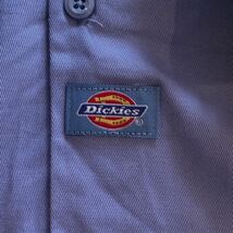 新品 ディッキーズ Dickies 長袖ワークシャツ メンズ L-TALLサイズ リフレクター付き 企業ロゴ オーバーサイズ タグ付き未使用品 T2407_画像6