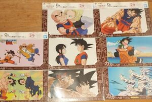 一番くじドラゴンボール　STRONG　CHAINS！！　G賞メモリアル原画アートPLUS　全８種セット