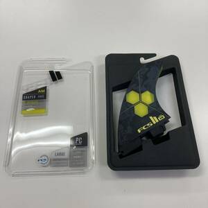  новый товар стандартный товар серфинг FCS II AM PC Tri Set LARGE YELLOW BLACKto жизнь .nefsi-es2arumelik желтый Al Merrick