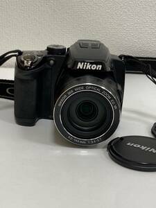 #10568 Nikon ニコン COOLPIX P500 デジタルカメラ バッテリー付き 通電確認済み カメラ　黒　ブラック　クールピクス