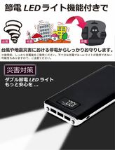 モバイルバッテリー 急速充電 大容量　50000mAh　カラー：白_画像7