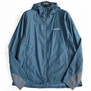 mont-bell モンベル◆メンズ CLIMA PLUS MESH ライトシェルパーカ ブルゾン size L ＊アウトドア 登山 キャンプ