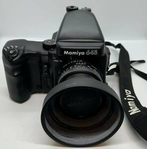 良品 MAMIYA 645 Pro TL　AEファインダー、ワインダー付属 / MAMIYA-SEKOR 80mm 1:2.8 N 【ANY106】