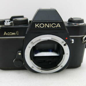 KONICA ACOM-1 １眼レフフイルムカメラ KONICA HEXANON AR 28mm F3.5 皮ケース付き 【ANM006】の画像8