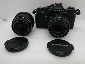 ASAHI PENTAX ME １眼レフフイルムカメラ smc PENTAX-M 1:1.4 50mm / 1:2 35mm 【ANM008】 