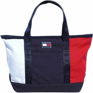 ■新品 トミーヒルフィガー スモール キャンバス トートバッグ ネイビー TOMMY HILFIGER 正規品 オンライン限定 完売品 送料無料 69J2863の画像4