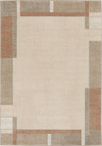絨毯 ラグ カーペット 133×195cm テラコッタ色 長方形 ウィルトン織 ホットカーペットOK KAVI-RU