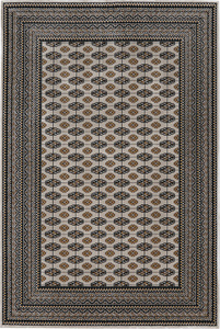 絨毯 カーペット ラグ 200×250cm グレー色 長方形 モダンデザイン ウィルトン織 BOKORO