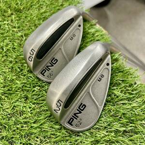 【1円〜】PING ピン MB ウェッジ 2本セット 52° 56° SW AW NS.PRO.950GH 黒ドット 管:0306