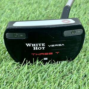 オデッセイ WHITE HOT ホワイトホット VERSA THREE T パター 33インチ STROKE LAB(2023) ヘッドカバー有り 管:0306