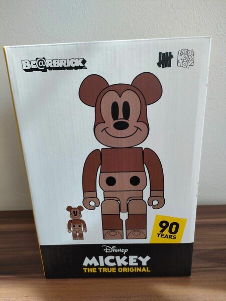 BE@RBRICK　UNDEFEATED MICKEY MOUSE 100％ & 400％