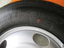 5穴　TOPY ＴFAB 11B22 16インチ 5.5K 1118 22 E5.0 195/85R16 114/112L LT 2022年製、YOKOHAMA 夏タイヤ未使用品１本セット _画像4