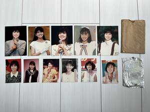 アイドル写真くじセット（南野陽子、酒井法子、西村知美、国生さゆり等）