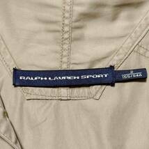 RALPH LAUREN SPORT ラルフローレン スポーツ ★ ワンピース 長袖 シャツ チュニック スタンドネック 長袖 ベージュ系 サファリ カジュアル_画像6