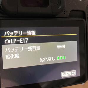 Canon EOS RP ボディ キヤノン 純正バッテリー2個付き ミラーレス 一眼 フルサイズの画像10