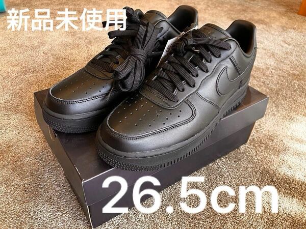 NIKE ナイキ スニーカー AIR FORCE 1ブラック　fresh エアフォース 1 26.5cm