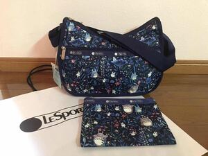 LeSportsac レスポートサック　× となりのトトロ　クラシックホーボー　7520 U022 TOTORO BOTANICAL